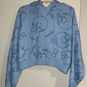 Monchhichi Blue Monkey Hoodie NEW